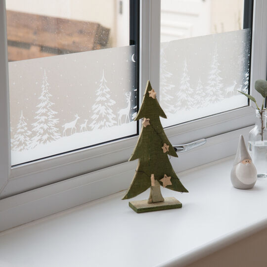 Fensterfolie static window border White Forest image number null